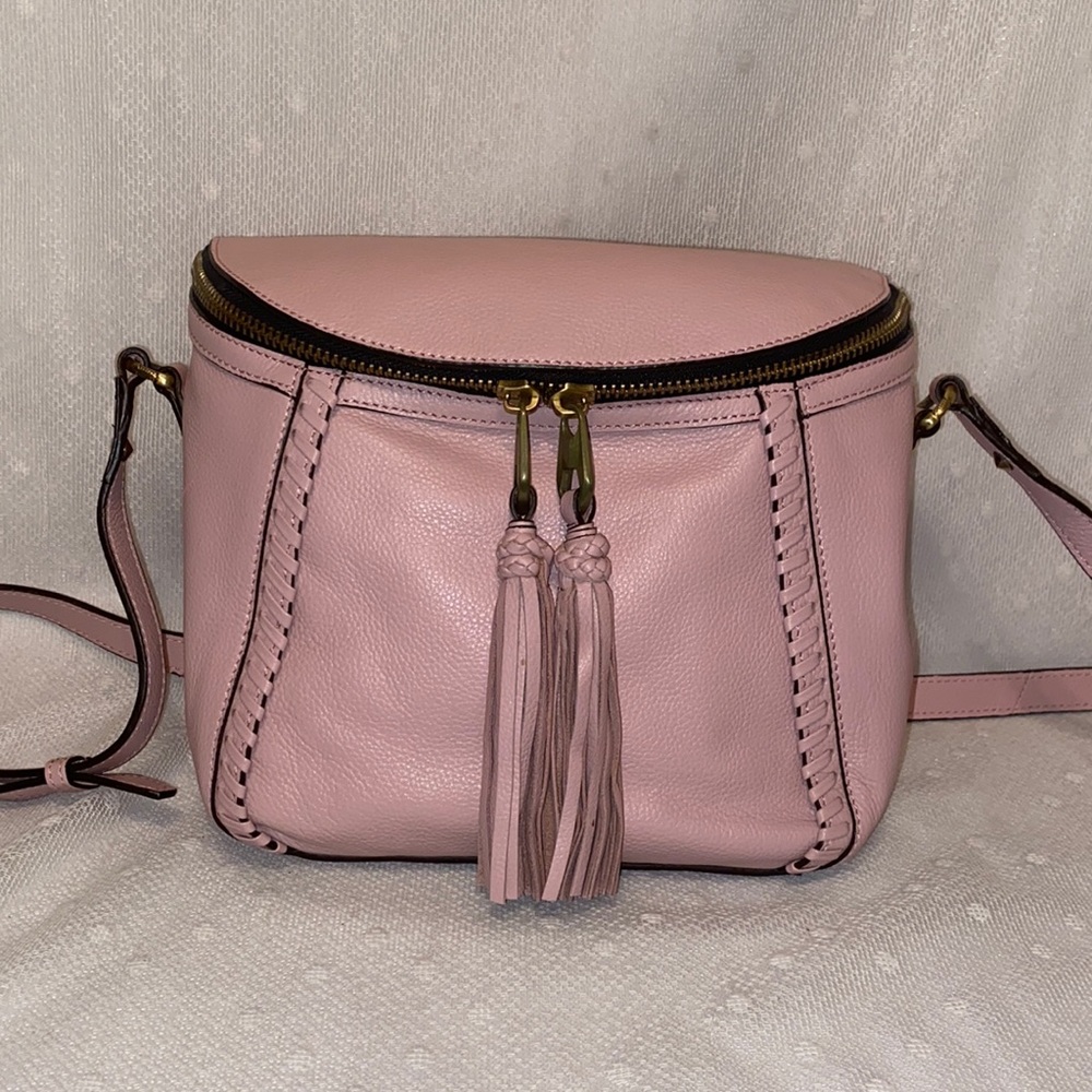 OrYANY Antique Rose Leather Kimberly Crossbody Bag